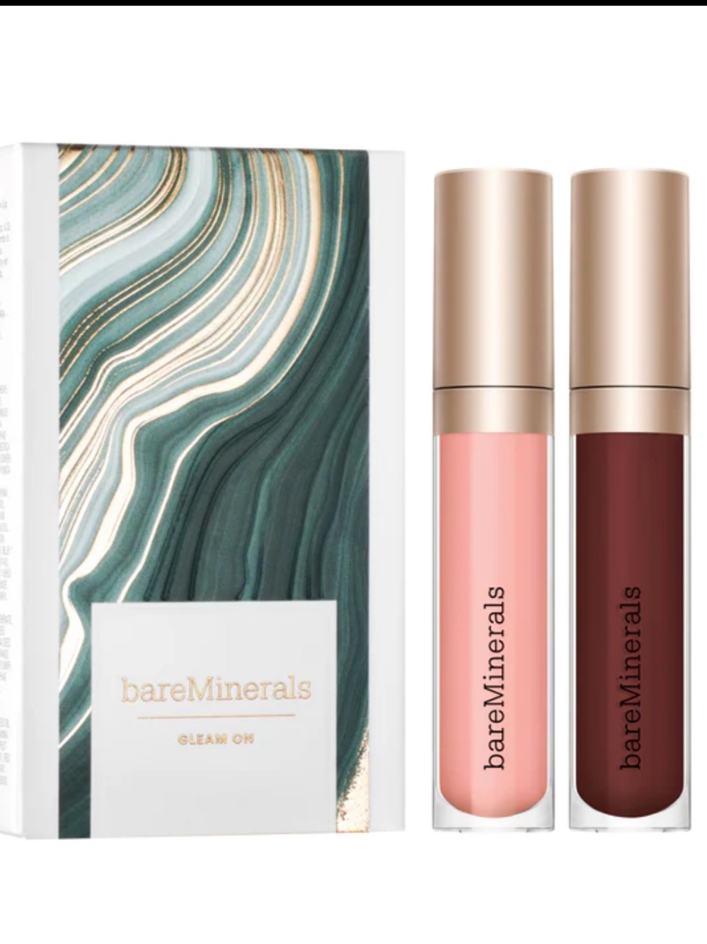 bareMinerals GLEAM ON LIP GLOSS-BALM DUO 4ml X 2 BRAND NEW IN BOX - Picture 5 of 5